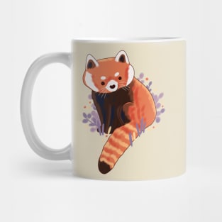 Red panda illustration Mug